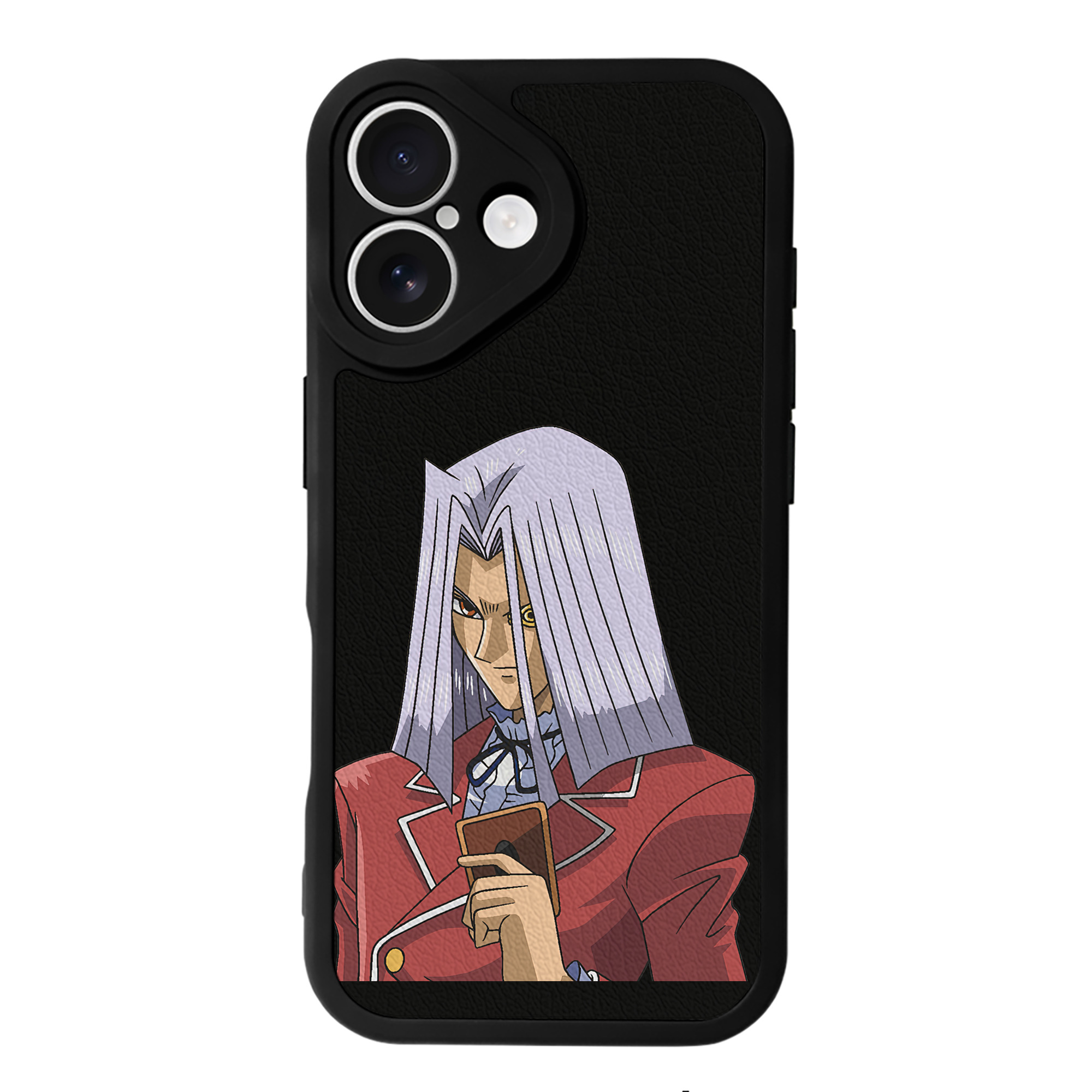 遊☆戯☆王 Yu-Gi-Oh! 【iPhone 16シリーズ対応】シリコンスマホケース（レザー調） 材質：シリコン